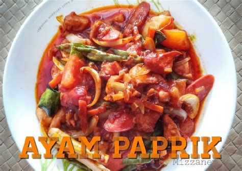 Resep Isi Ayam Paprik